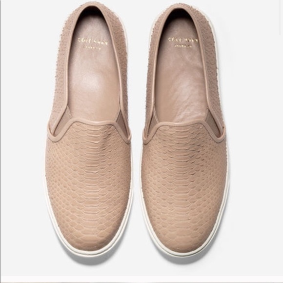COLE HAAN Blush Tan Bowie Slip On Sneaker Size 8 - Picture 2 of 13